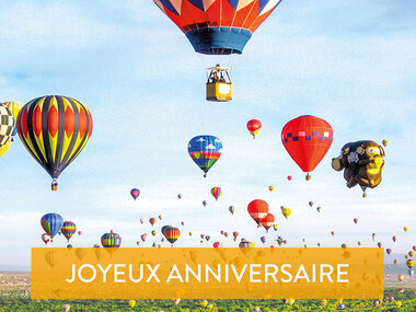 Anniversaire sensationnel dans les airs pour 1 personne