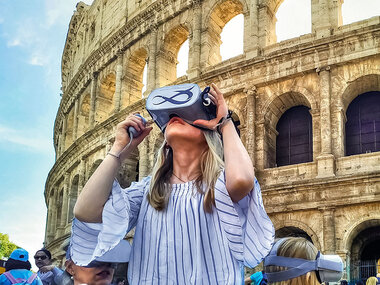 Virtualrealitytour en bezoek aan het Colosseum in Rome