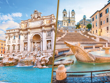 Rome secrète : visite Place d'Espagne & Fontaine de Trevi et 2 nuits en hôtel 4*