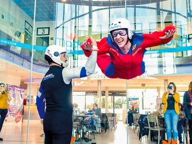 Adrenalina en el aire: 2 vuelos en túnel de viento para 1 persona