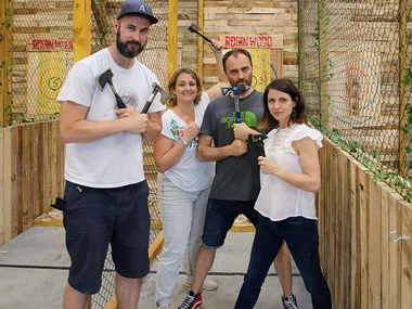 Activité insolite entre amis : 1h de lancer de hache près de Fontainebleau