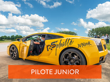 Pilotage pour enfant : 2 tours sur circuit en Lamborghini Gallardo