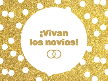 ¡Vivan los novios!