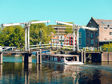 Journée à vélo et visite en bateau à Amsterdam pour 1 personne