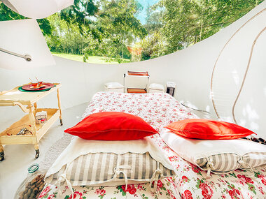 Glamping in Toscana: 2 notti in Bolla con colazione, Prosecco e idromassaggio