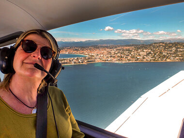 Côte d'Azur vue du ciel : 1h de balade en avion privé pour 3 au départ de Cannes