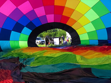 1 emozionante tour in mongolfiera al tramonto in provincia di Pavia