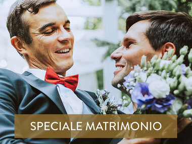 Romantica evasione di 2 notti con pausa relax per una coppia di sposi LGBT