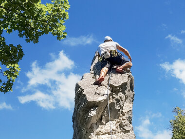 1 journée d'initiation à l'escalade dans le Condroz