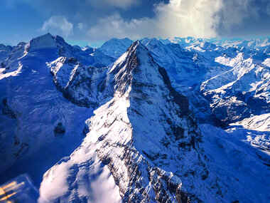 Vol panoramique en avion au-dessus du Cervin pour 2 personnes