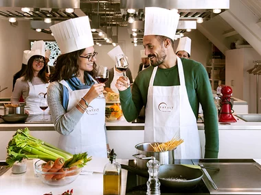 Chef per un giorno da Eataly: divertente lezione di cucina al fianco di un cuoco professionista