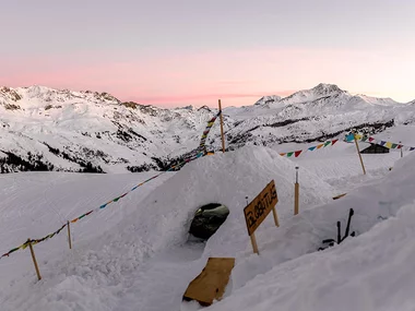 2 jours insolites en famille avec dîner dans un igloo en Savoie près d'Albertville