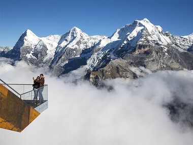 Brunch per 2 fan di James Bond al ristorante panoramico Piz Gloria