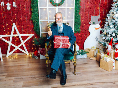 En riktigt god jul, farfar!