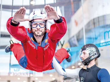 4 vuelos en túnel de viento en Madrid con Madrid Fly