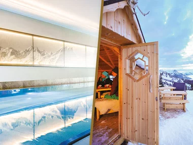 Romantische Tage im Schnee mit Wellness und Fondue