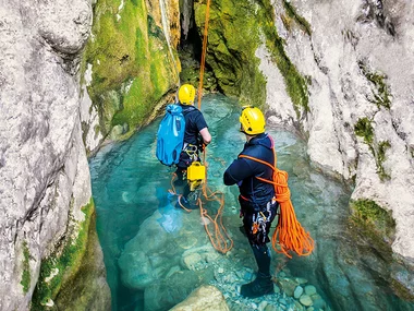 Sensations canyoning