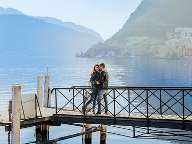 Cita con el amor en los lagos de Suiza
