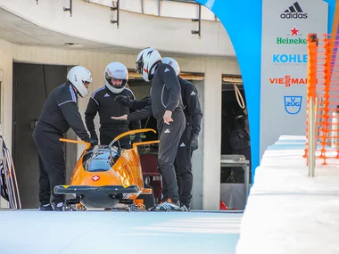 Cool Runnings : bobsleigh avec le médaillé d'argent Marcel Rohner