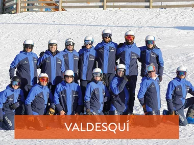 Diversión en la sierra madrileña: 1 curso de esquí en Valdesquí para 1 persona