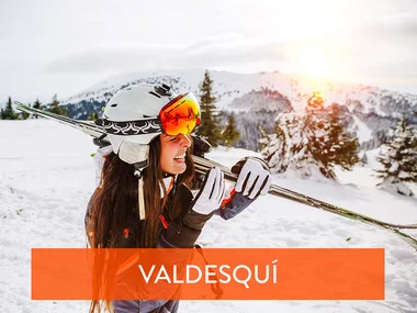 Curso de esquí de 2 días con alquiler de material en Skicenter Valdesquí