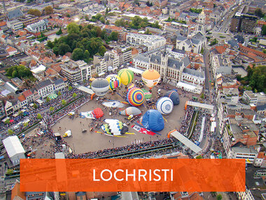 Zweven boven het Waasland in een heteluchtballon voor 2