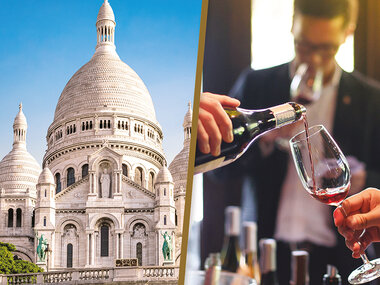 2 romantiche notti a Parigi con corso e degustazione vino