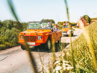 Dagtocht in een Citroën Méhari doorheen de Vlaamse Ardennen voor 4