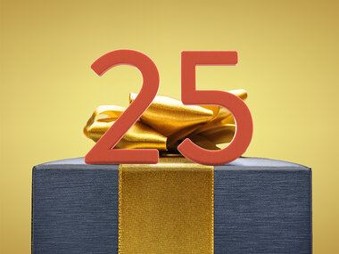 Grattis på din 25:e födelsedag!