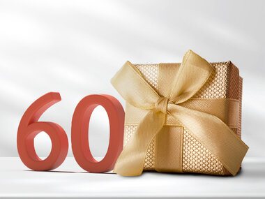 Hipp hurra på 60 årsdagen!