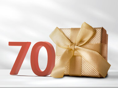 En ekstraordinær 70-års fødselsdag!