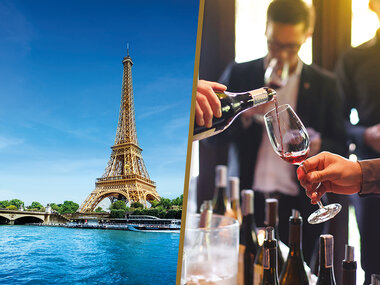 Viaggio da sogno a Parigi con degustazione vini in hotel di lusso per 2