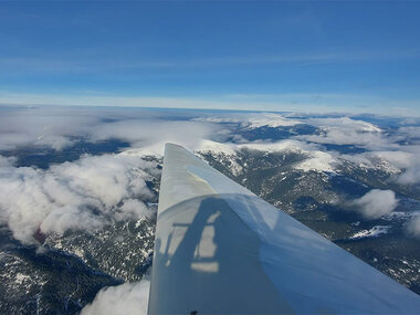 ¡De auténtica emoción!: 1 vuelo sin motor de 30 minutos