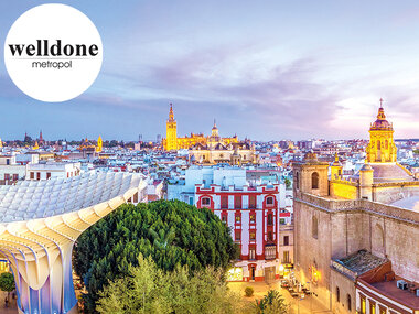 Sevilla alternativa: 1 noche en ático con terraza en Welldone Metropol