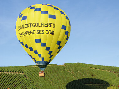Vol en Montgolfière au-dessus des vignobles champenois