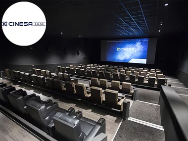 Cinesa Luxe: 2 entradas y 1 menú con palomitas y fingers de pollo