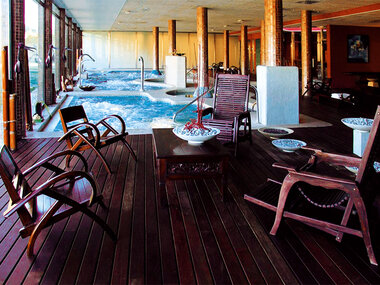 Acceso a spa en Hotel Barceló Monasteiro de Boltaña 5*, Pirineo Aragonés