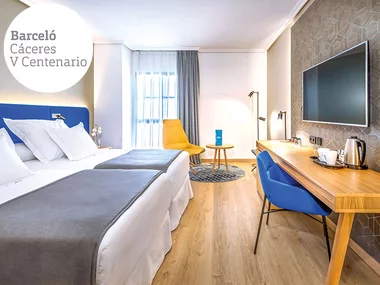 1 noche con desayuno para 2 personas en el Barceló Cáceres V Centenario 4*