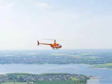 1 times privat helikoptertur for 2 over Skagen med Helicompany