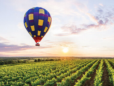 Vol en montgolfière pour 2 au-dessus des vignobles de Quincy