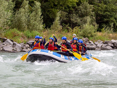 Rafting su rapide scatenate in Valtellina (1h 30min) per 1