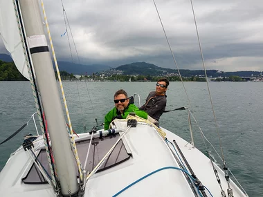 Cours d'initiation à la voile à Lucerne