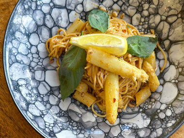 Vegetarisch 3-gangendiner voor 2 bij Bomm Bar Bistro in Rotterdam