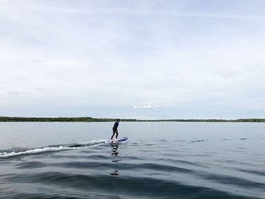 Session de surf éléctrique de 30 min près de Troyes