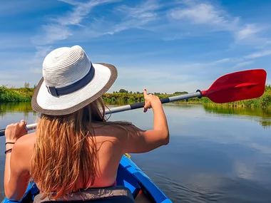 Ruta en canoa o barca de pértiga para 2 en Delta del Ebro, Tarragona