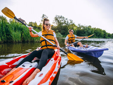 Kayak para 1: ruta de 1 hora o más de duración