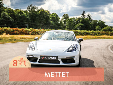 8 rondes racen in een Porsche Cayman, Alpine of Renault in Mettet