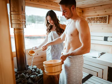 Sessione di sauna di 4 ore in barca sul lago di Schwerin