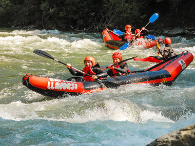 Descenso en canoa o hidrospeed de 5 km en Lleida para 2 personas