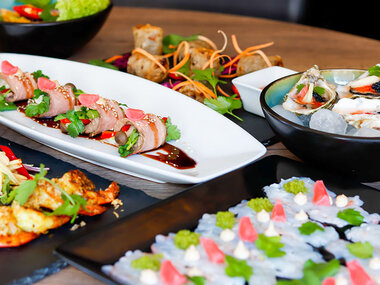 5-retters asiatisk tastingmenu med vin for 2 på Restaurant Sieu